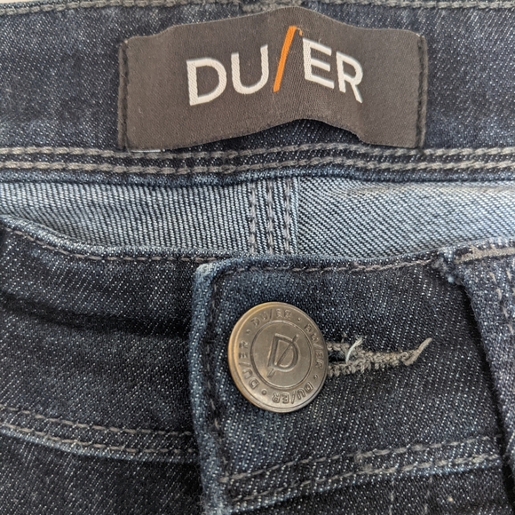 DU/ER DUER Performance Denim Jeans Relaxed Taper L2X Sz 32 x 32 - Picture 6 of 7